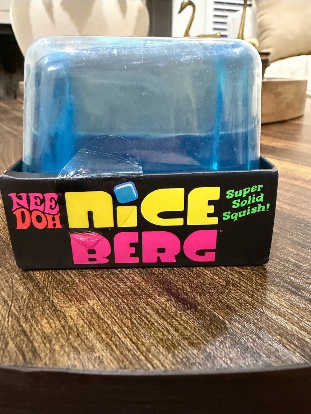 NeeDoh Nice Berg Blue XL Giant Nee Doh Iceberg Cube - AUTHENTIC, NEW, SEALED
